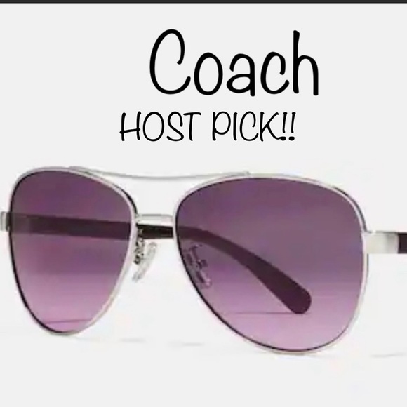 Coach Accessories - 🔥HP Coach Violet PILOT MIRRORED Sunglasses